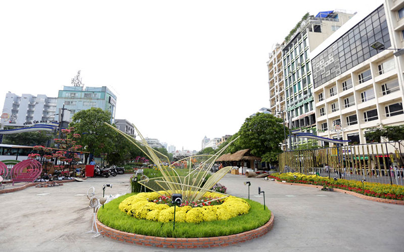 Ngắm đường hoa Tết Mậu Tuất trước giờ G